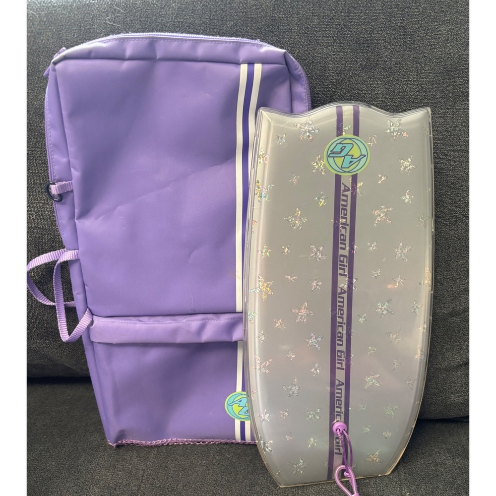 American Girl Kailey Hopkins Accessories Set Boogie Board Dog Bed Wetsuit Book - Picture 8 of 11